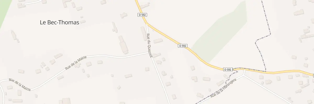 Plan du 1 Rue du Quesnot au Bec-Thomas