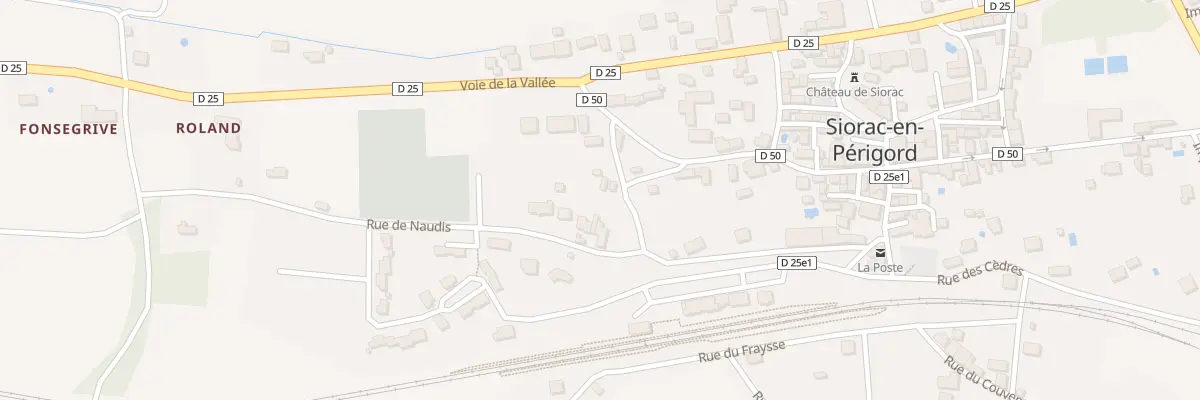 Plan du 48 Rue de Naudis à Siorac-en-Périgord