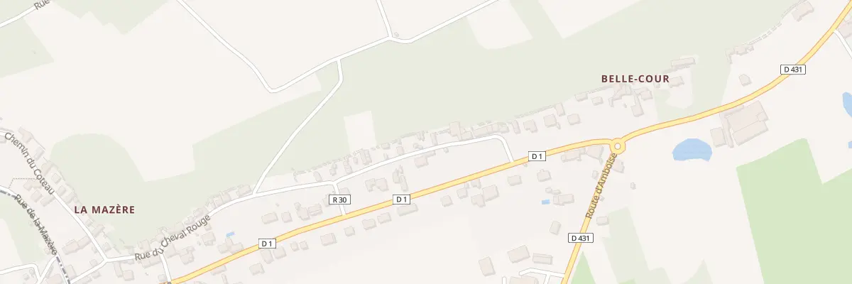 Plan du 16 Rue du Cheval Rouge à Pocé-sur-Cisse
