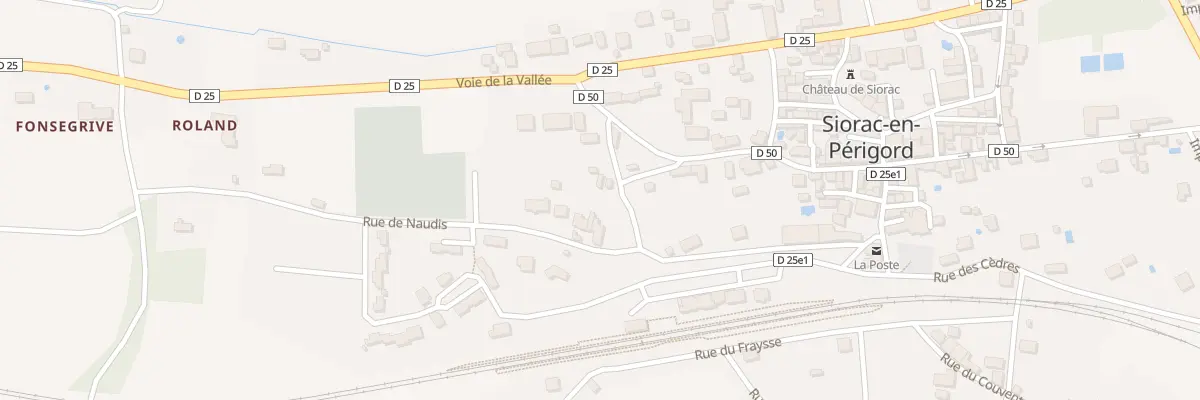Plan du 46 Rue de Naudis à Siorac-en-Périgord
