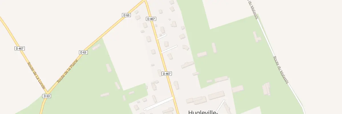 Plan du 876 Rte du Bourg à Hugleville-en-Caux