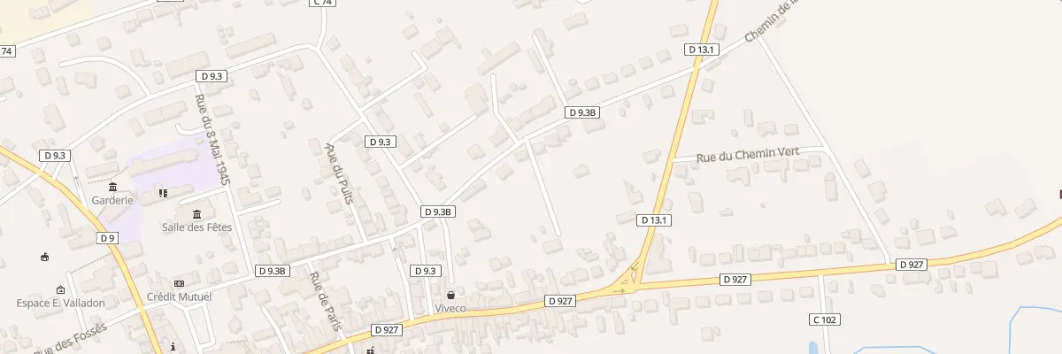 Plan du 20 Rue des Fossés à La Bazoche-Gouet
