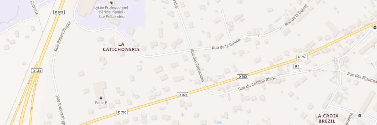 Plan du 3 Rue des Prébandes à Loches