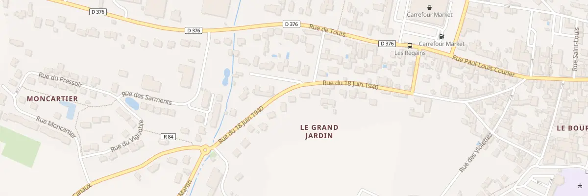 Plan du 28 Rue du Grand Jardin à Bléré