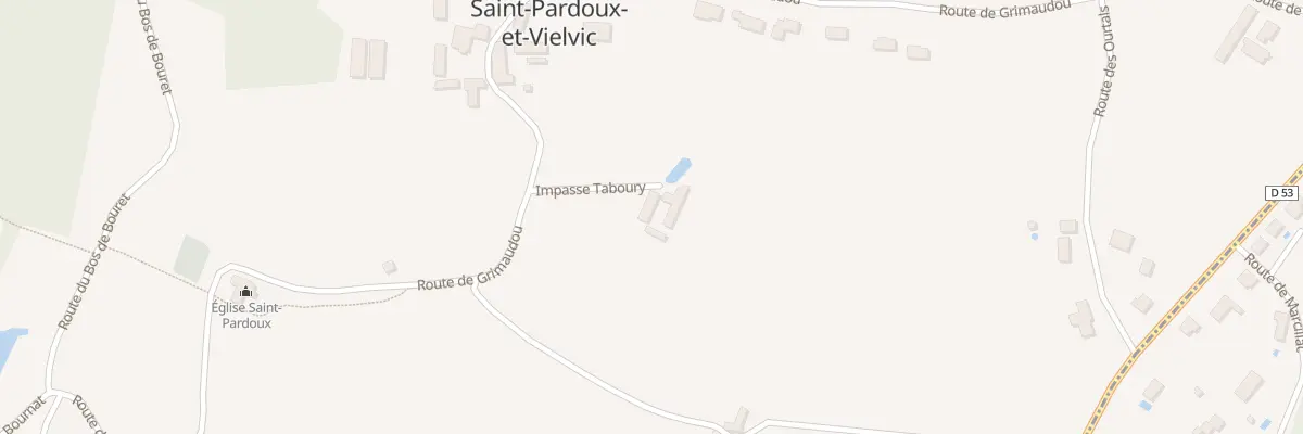 Plan du 24 Tabouri à Saint-Pardoux-et-Vielvic