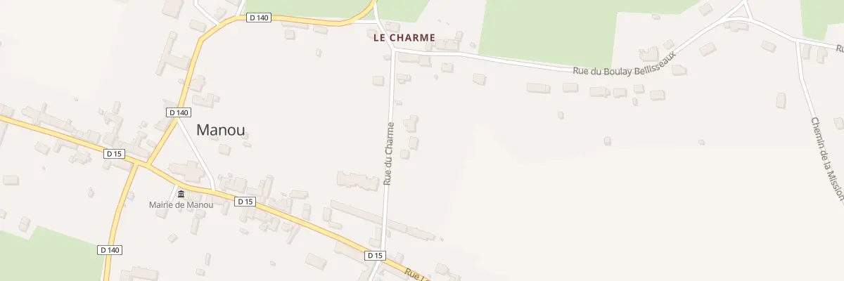 Plan du 6B Rue du Charme à Manou