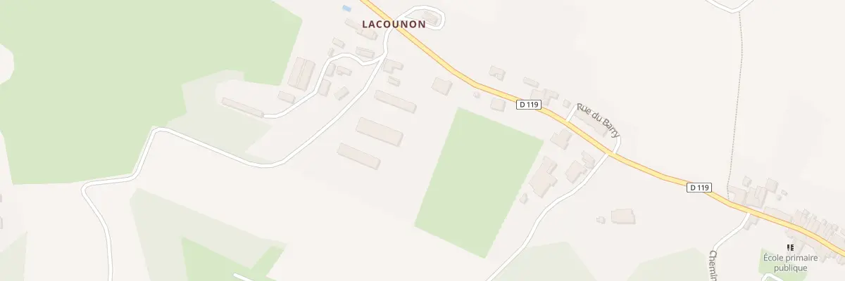 Plan du 375 Rte de Samatan à Monblanc