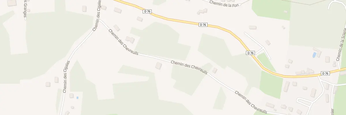 Plan du 422 Che des Chevreuils à Saint-Germain-des-Prés