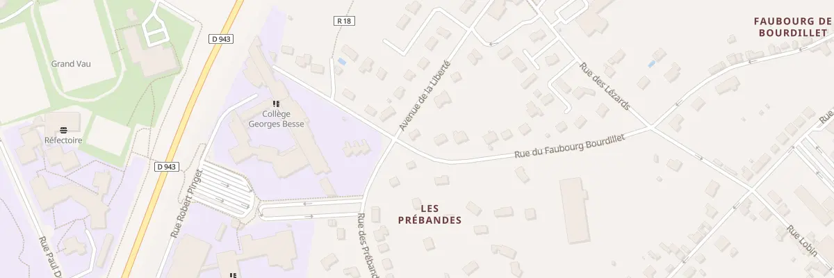 Plan du 54B Rue du Faubourg Bourdillet à Loches