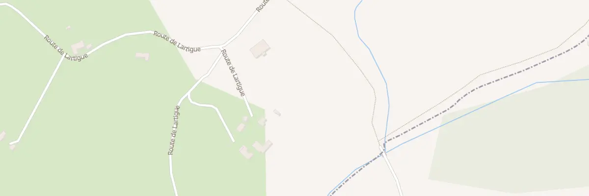 Plan du 722 Rte de Lartigue à Anthé