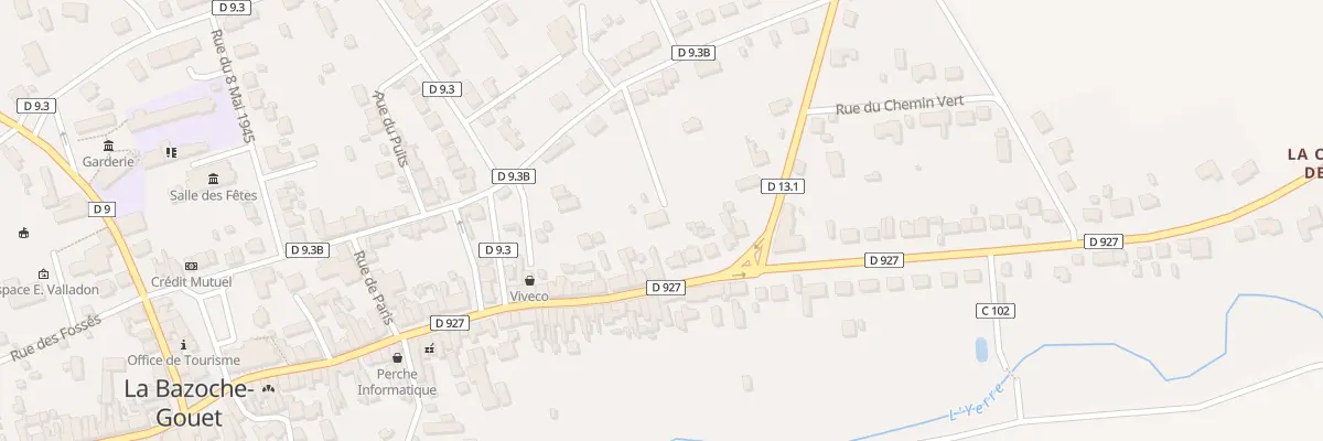 Plan du 20B Rue des Fossés à La Bazoche-Gouet
