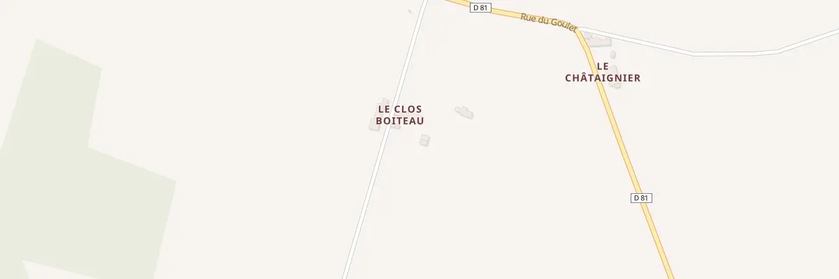 Plan du 2 Le Clos Boiteau à Saint-Marc-du-Cor
