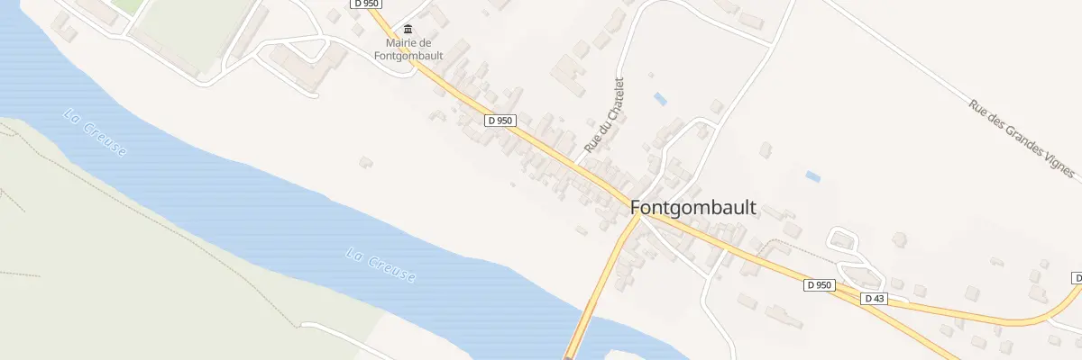 Plan du 23 Rue de l’Abbaye à Fontgombault