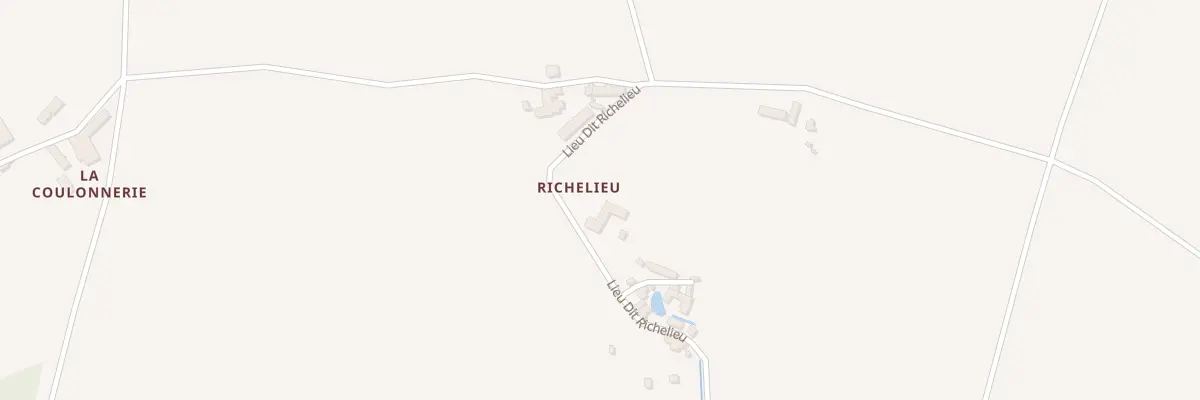 Plan du 3 Richelieu à Bossay-sur-Claise