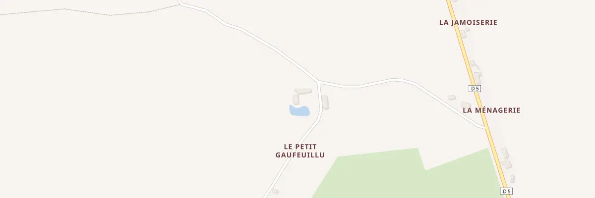 Plan du 36 Le Petit Gaufeuillu à Saintigny