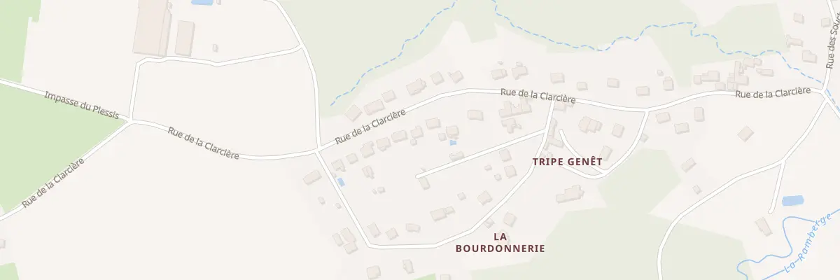 Plan du 67 Rue de la Clarcière à Saint-Ouen-les-Vignes