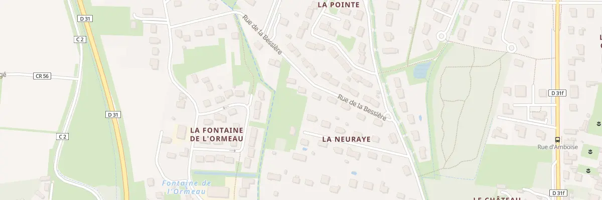 Plan du 11 Rue de la Bessiere à La Croix-en-Touraine