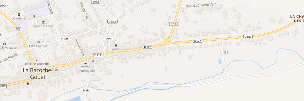 Plan du 90 Rue du Général Leclerc à La Bazoche-Gouet
