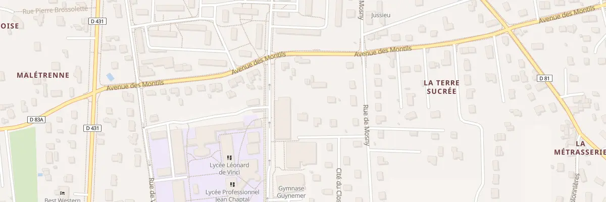 Plan du 6 Rue du Clos des Gardes à Amboise