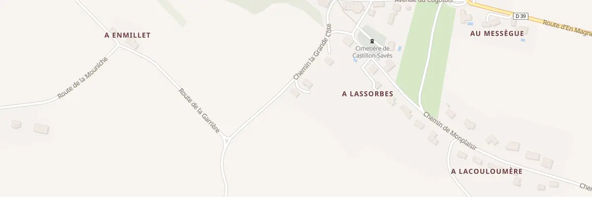 Plan du 5 Chem La Grande Cote à Castillon-Savès