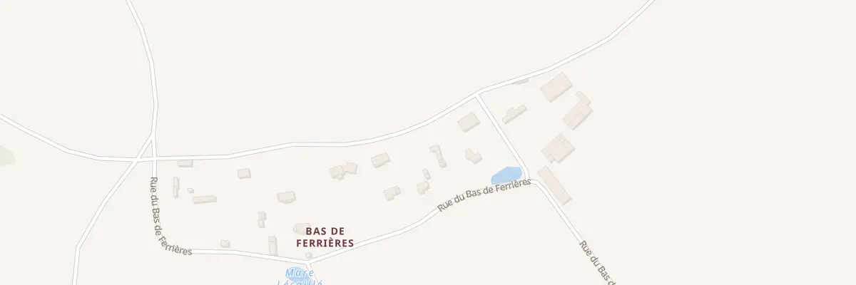 Plan du 4 Rue du Bas de Ferrieres à Hondouville