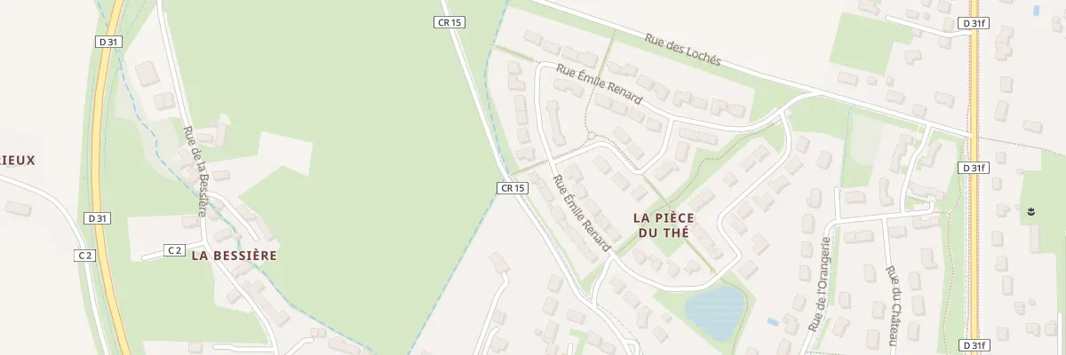 Plan du 13 Rue Emile Renard à La Croix-en-Touraine