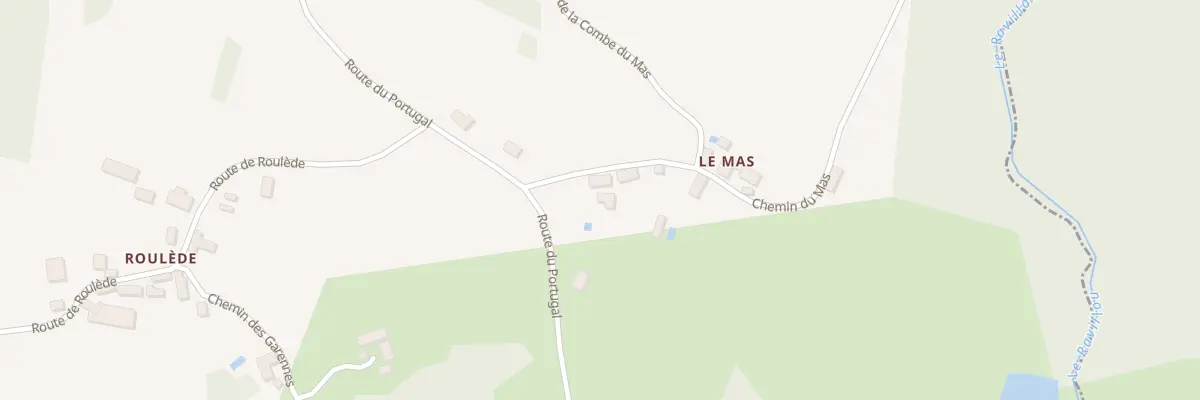 Plan du 24 Che du Mas à Corgnac-sur-l’Isle