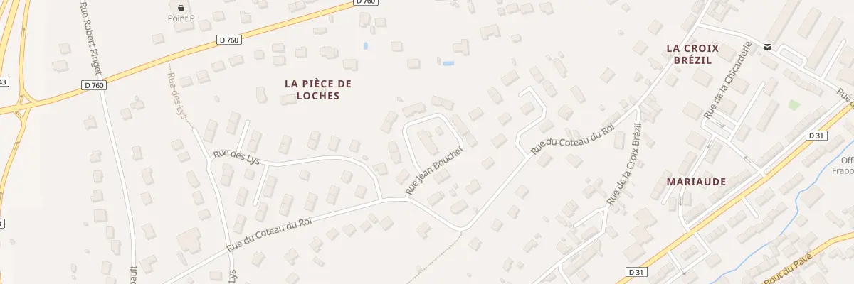 Plan du 3 Rue Jean Boucher à Loches
