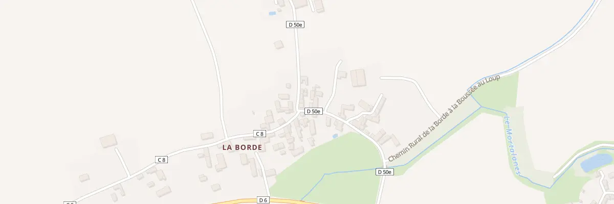 Plan du 5554 La Borde à Tournon-Saint-Martin