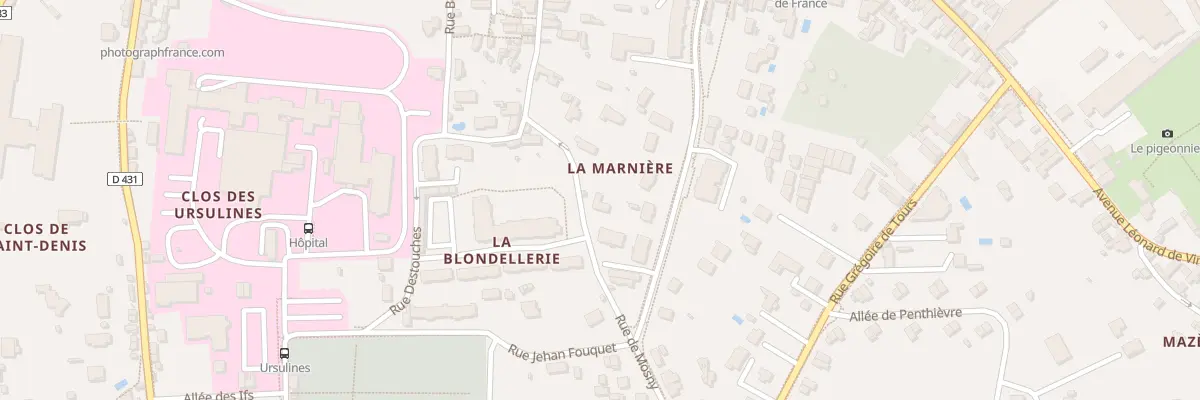 Plan du 37 Rue de Mosny à Amboise