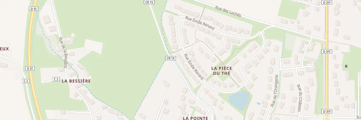 Plan du 11 Rue Emile Renard à La Croix-en-Touraine