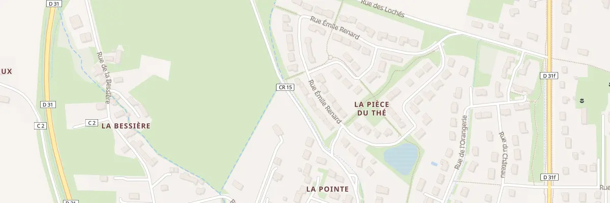 Plan du 9 Rue Emile Renard à La Croix-en-Touraine
