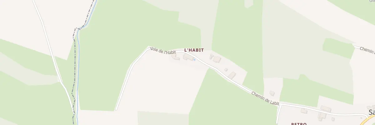 Plan du 8 L’Habit à Saint-Araille