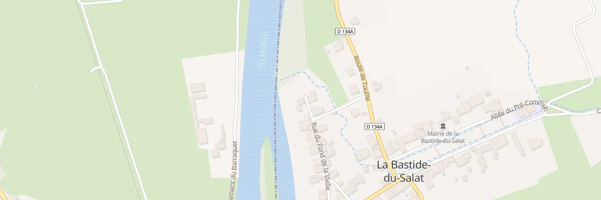 Plan du 22 Rue du Fond de la Vielle à La Bastide-du-Salat