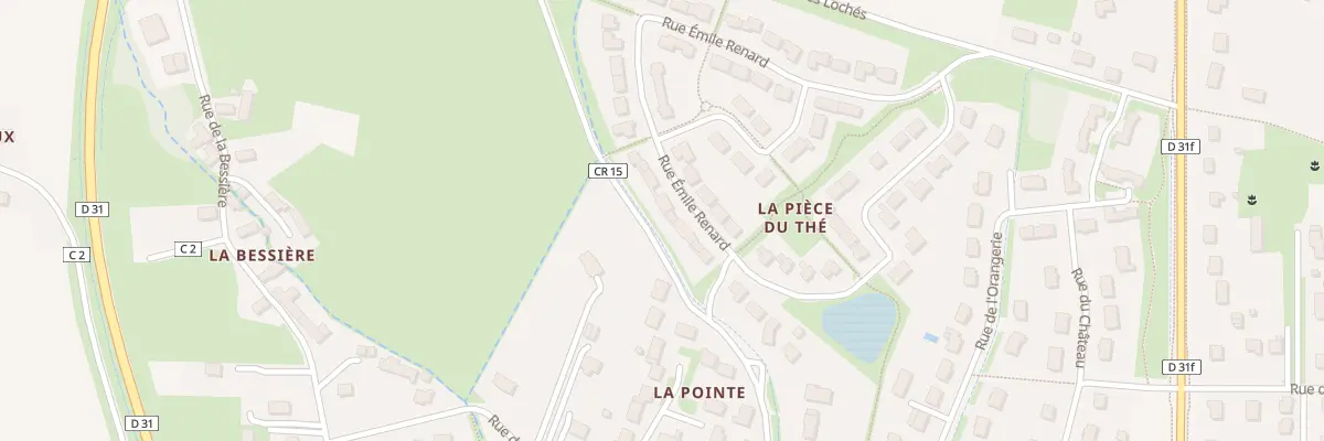 Plan du 7 Rue Emile Renard à La Croix-en-Touraine