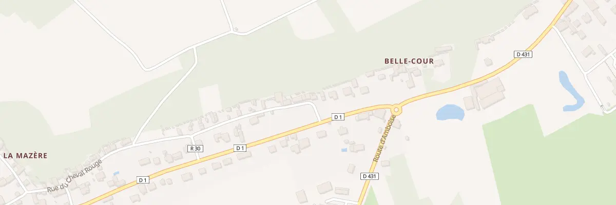 Plan du 4 Rue du Cheval Rouge à Pocé-sur-Cisse