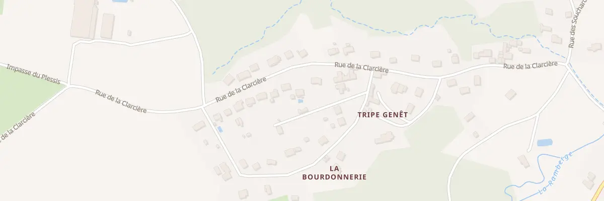 Plan du 61 Rue de la Clarcière à Saint-Ouen-les-Vignes