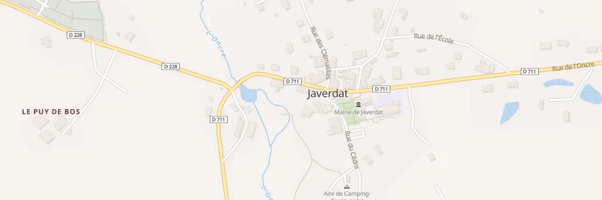 Plan du 5026 Le Bourg à Javerdat