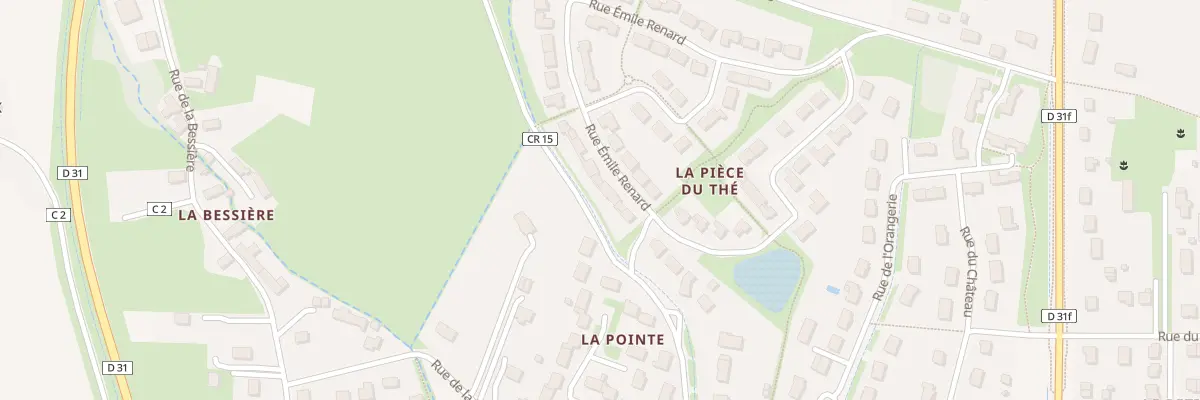 Plan du 5 Rue Emile Renard à La Croix-en-Touraine