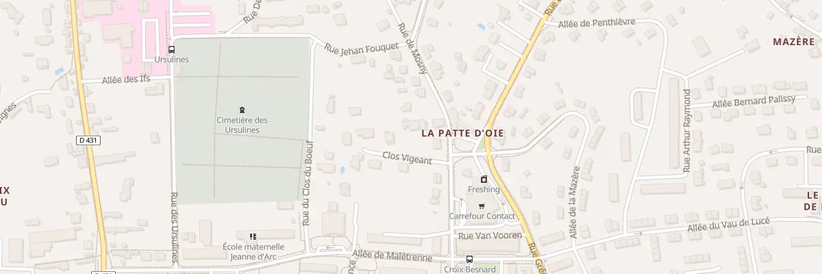 Plan du 30 Rue de Mosny à Amboise