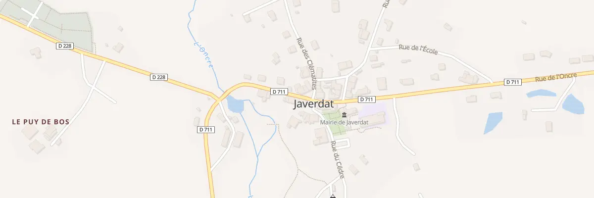 Plan du 2 Rue de l’Oncre à Javerdat
