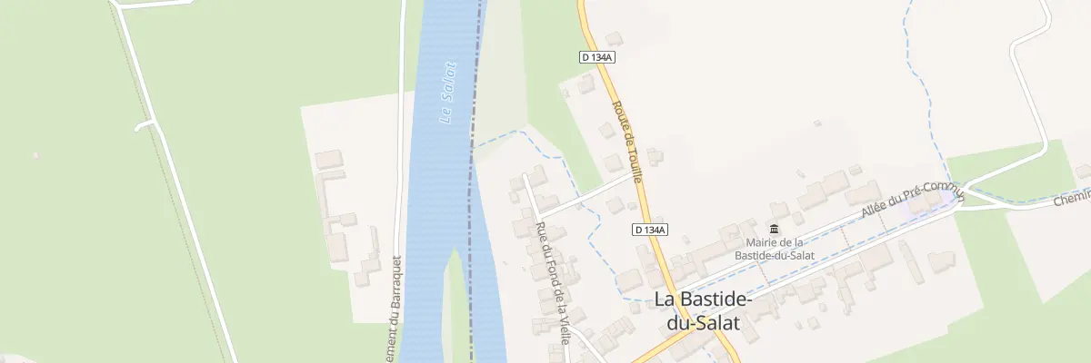 Plan du 25 Pre Commun à La Bastide-du-Salat