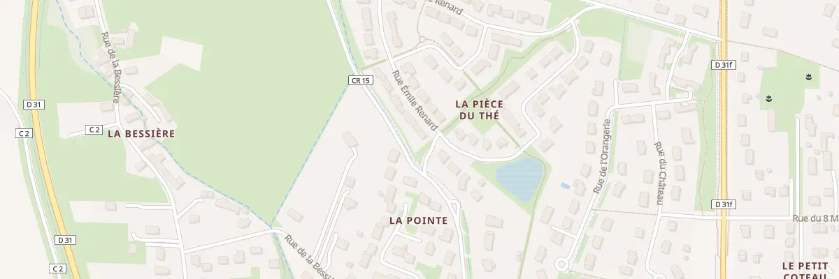 Plan du 1 Rue Emile Renard à La Croix-en-Touraine