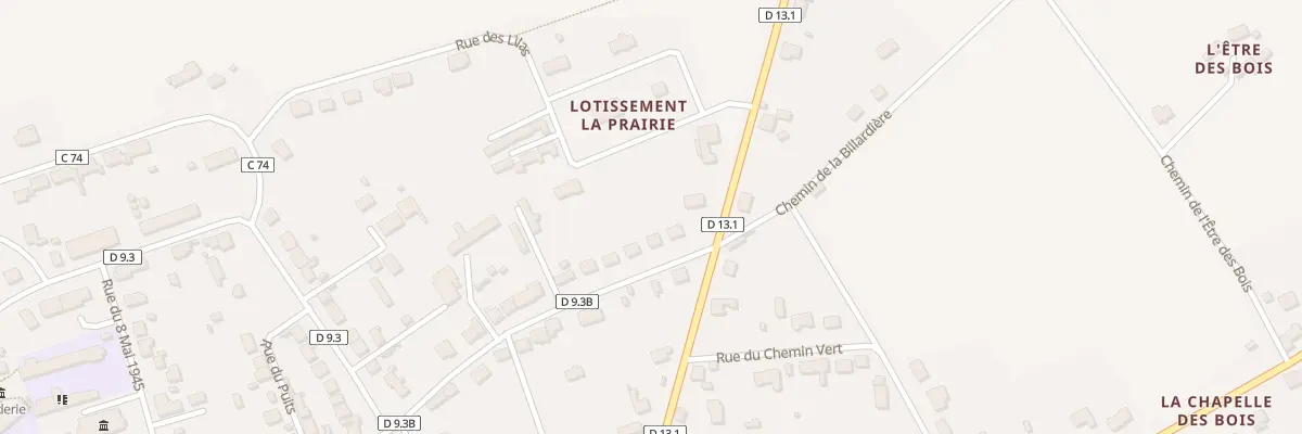 Plan du 61 Rue des Fossés à La Bazoche-Gouet