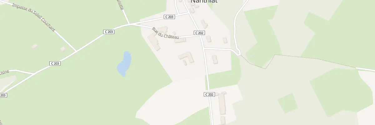 Plan du 2 Le Bourg à Nanthiat