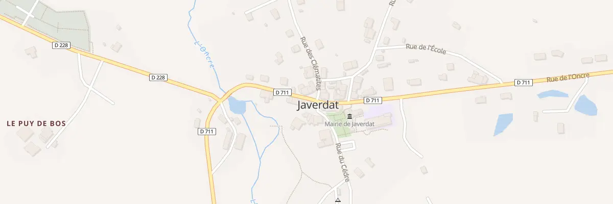 Plan du 6 Pl de l’Eglise à Javerdat