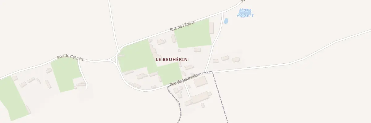 Plan du 83 Rue de Beuherin à Écauville