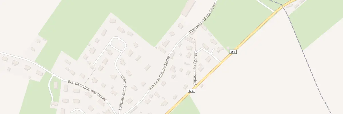 Plan du 200 Rue de la Culotte Sèche à Goupillières