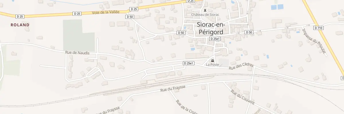 Plan du 275 Rue de la Cacarotière à Siorac-en-Périgord