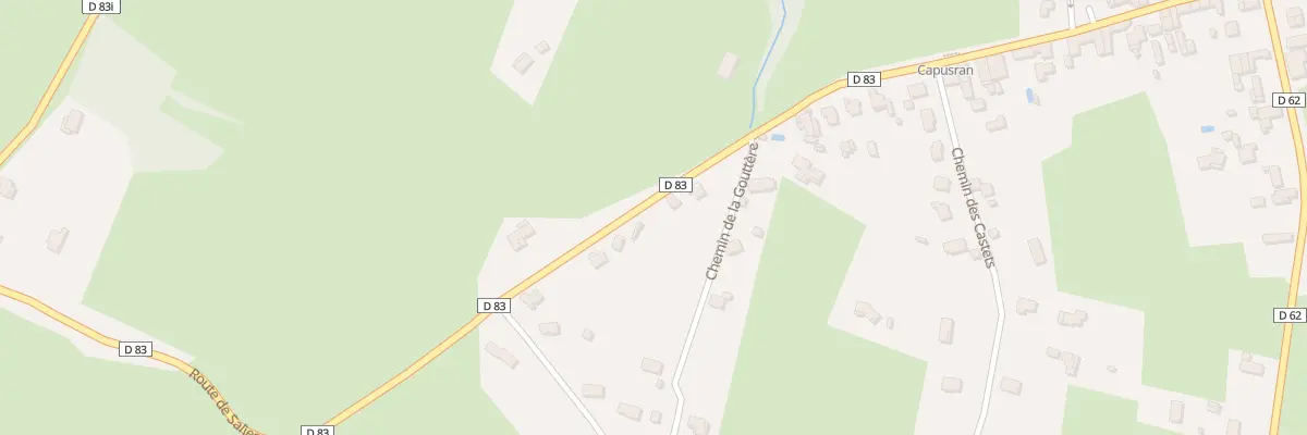 Plan du 13 Rte de Salies à Cassagne